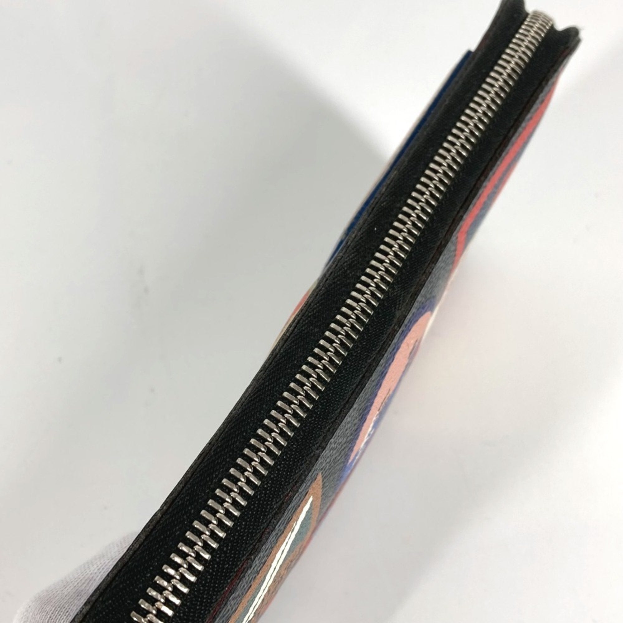 Louis Vuitton Black Multi-Color Damier Graphite Long Wallet