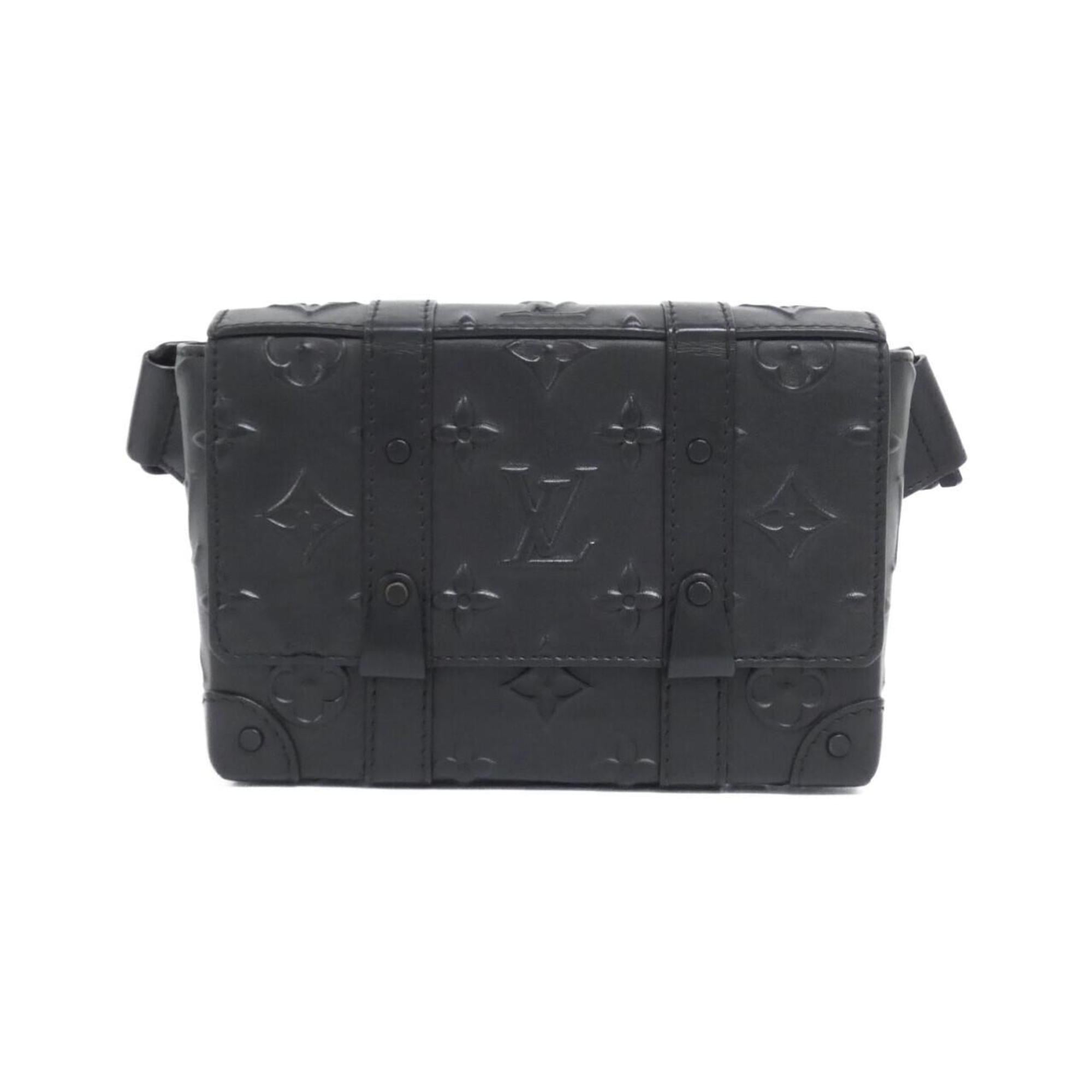 Louis Vuitton Monogram Black Leather Shoulder Bag