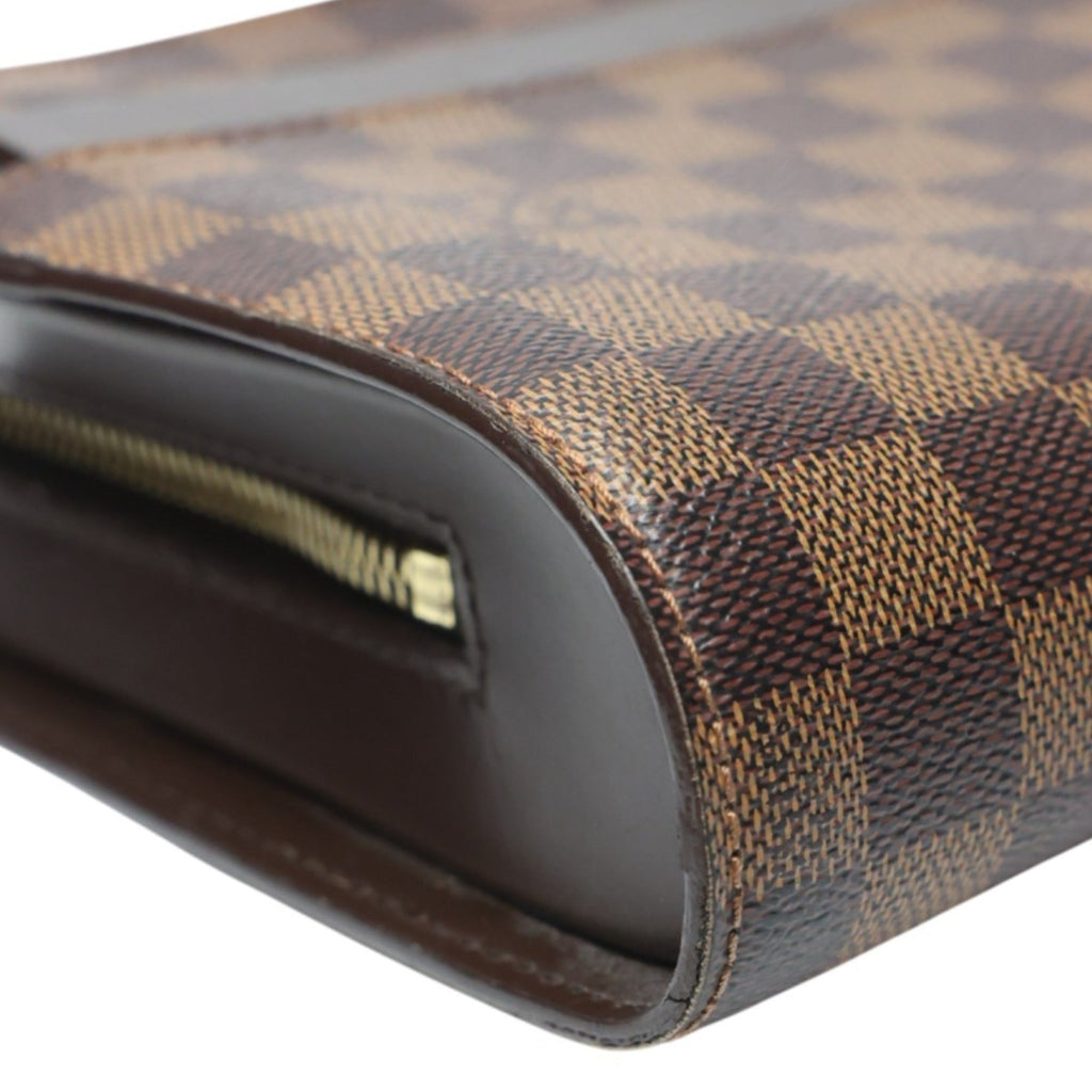 Louis Vuitton Damier Brown Damier Canvas Clutch Bag