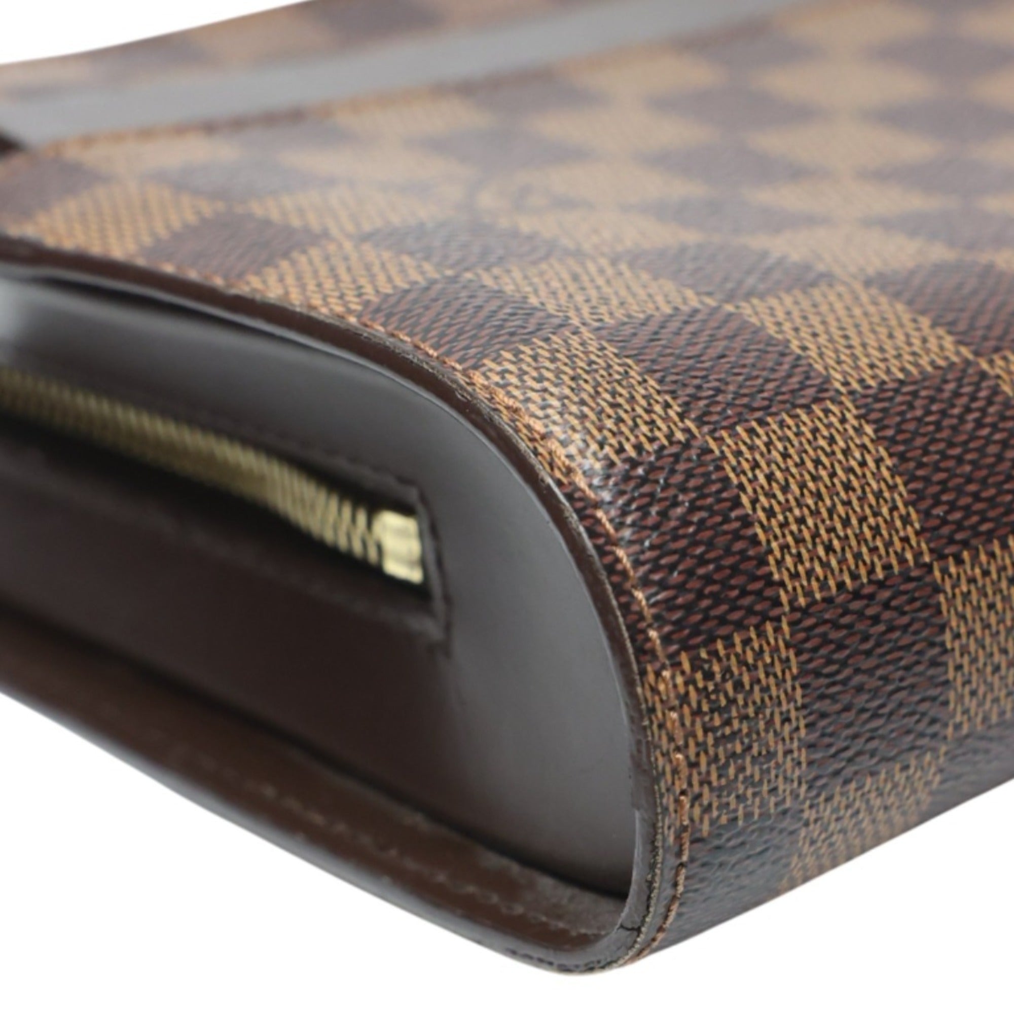 Louis Vuitton Damier Brown Damier Canvas Clutch Bag