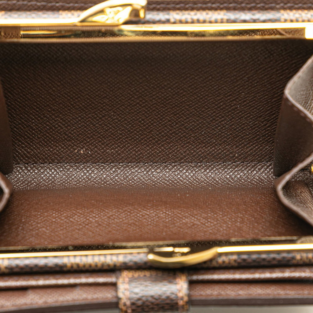 Louis Vuitton Brown Pvc Wallet (Tri-Fold)