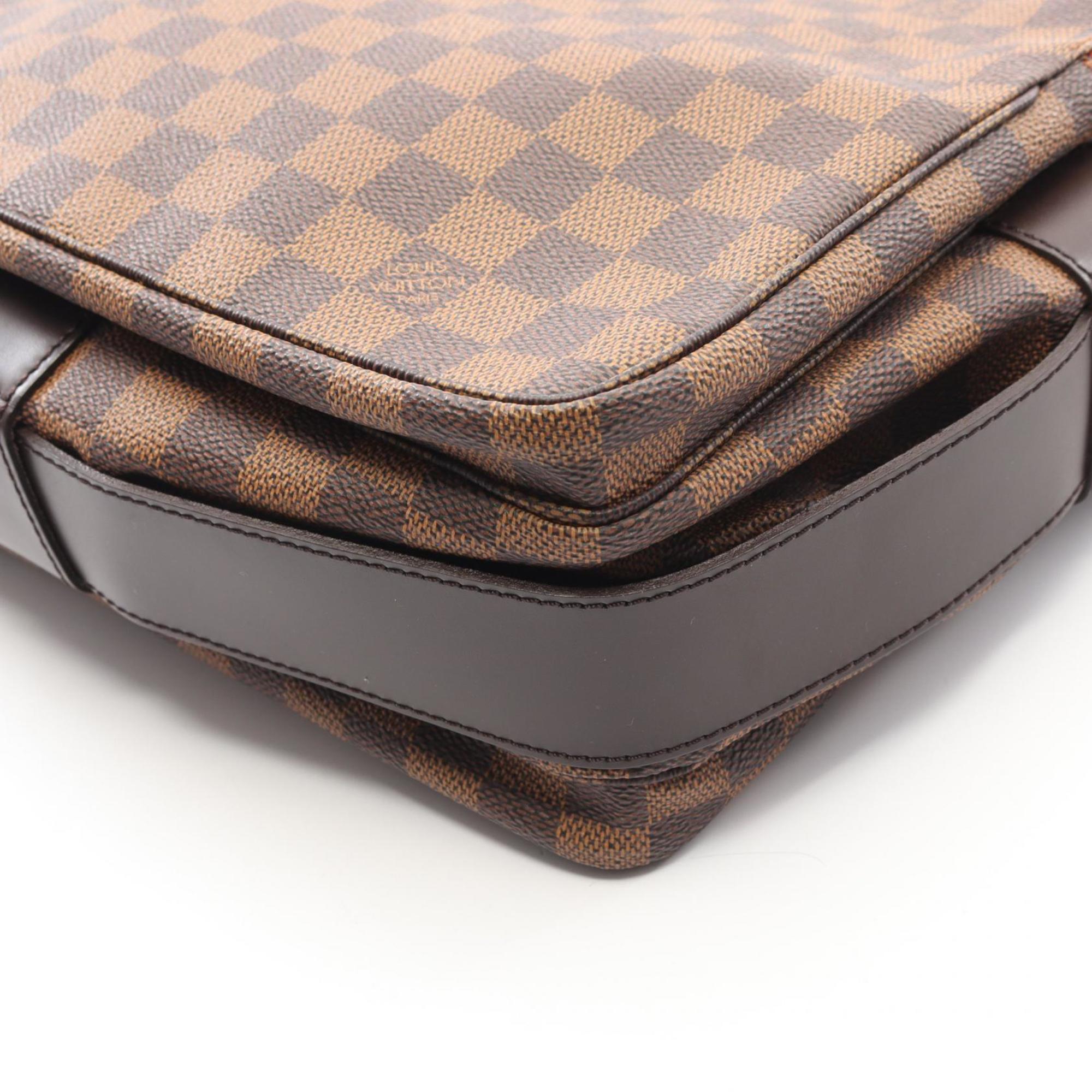 Louis Vuitton Damier Brown Ebene Coated Canvas Leather Shoulder Bag