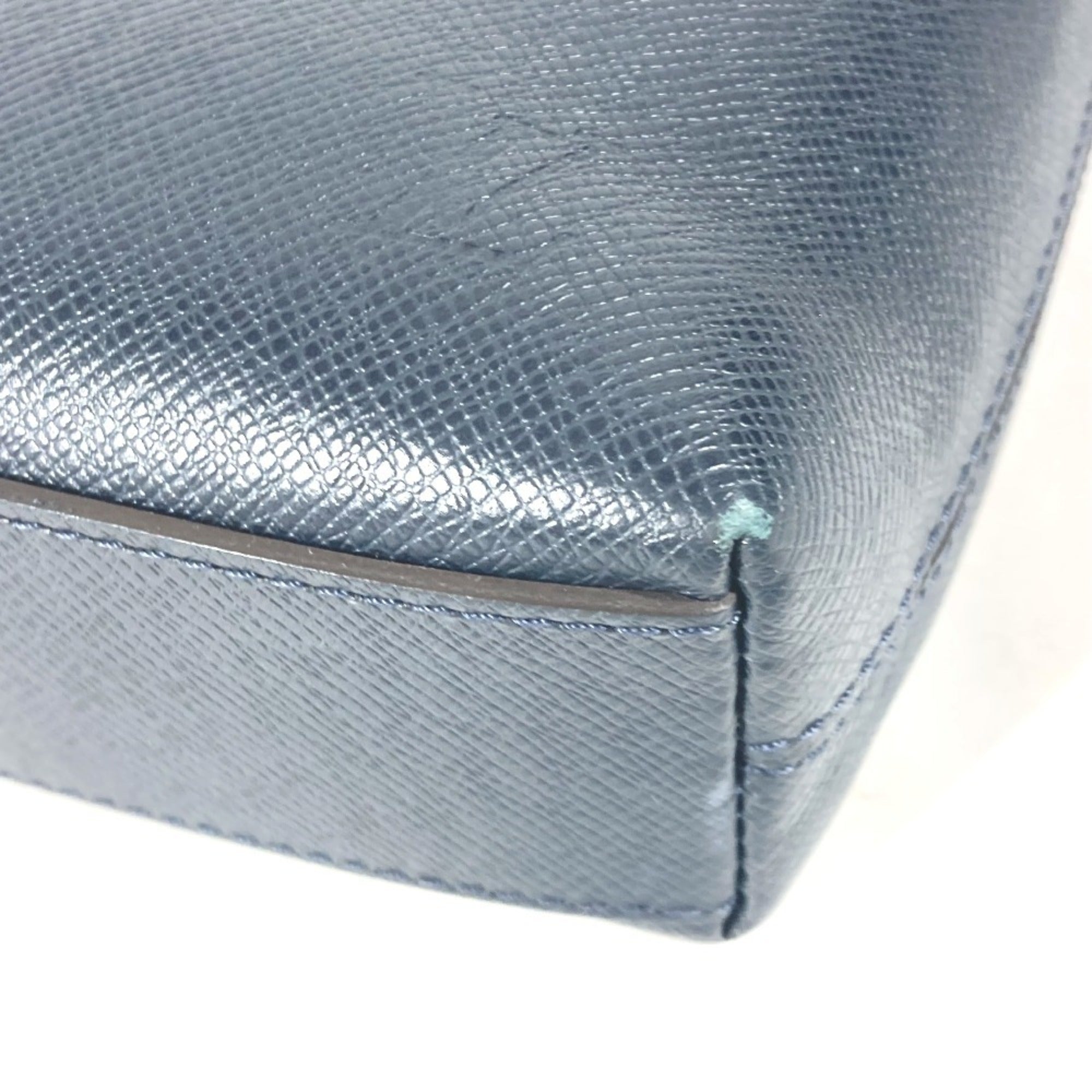 Louis Vuitton Navy Taiga Leather Shoulder Bag