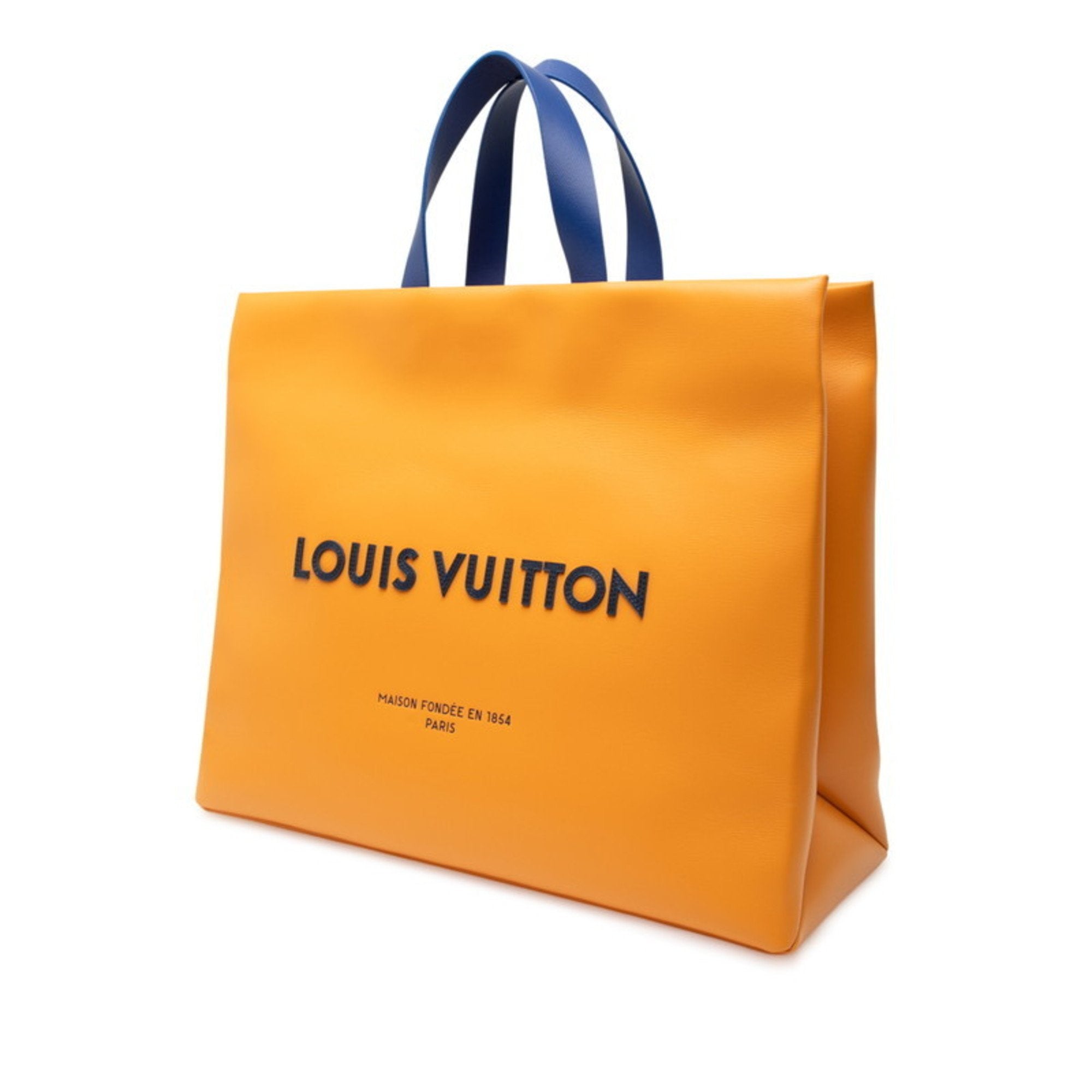 Louis Vuitton Orange Saffron Leather Shoulder Bag Tote Bag