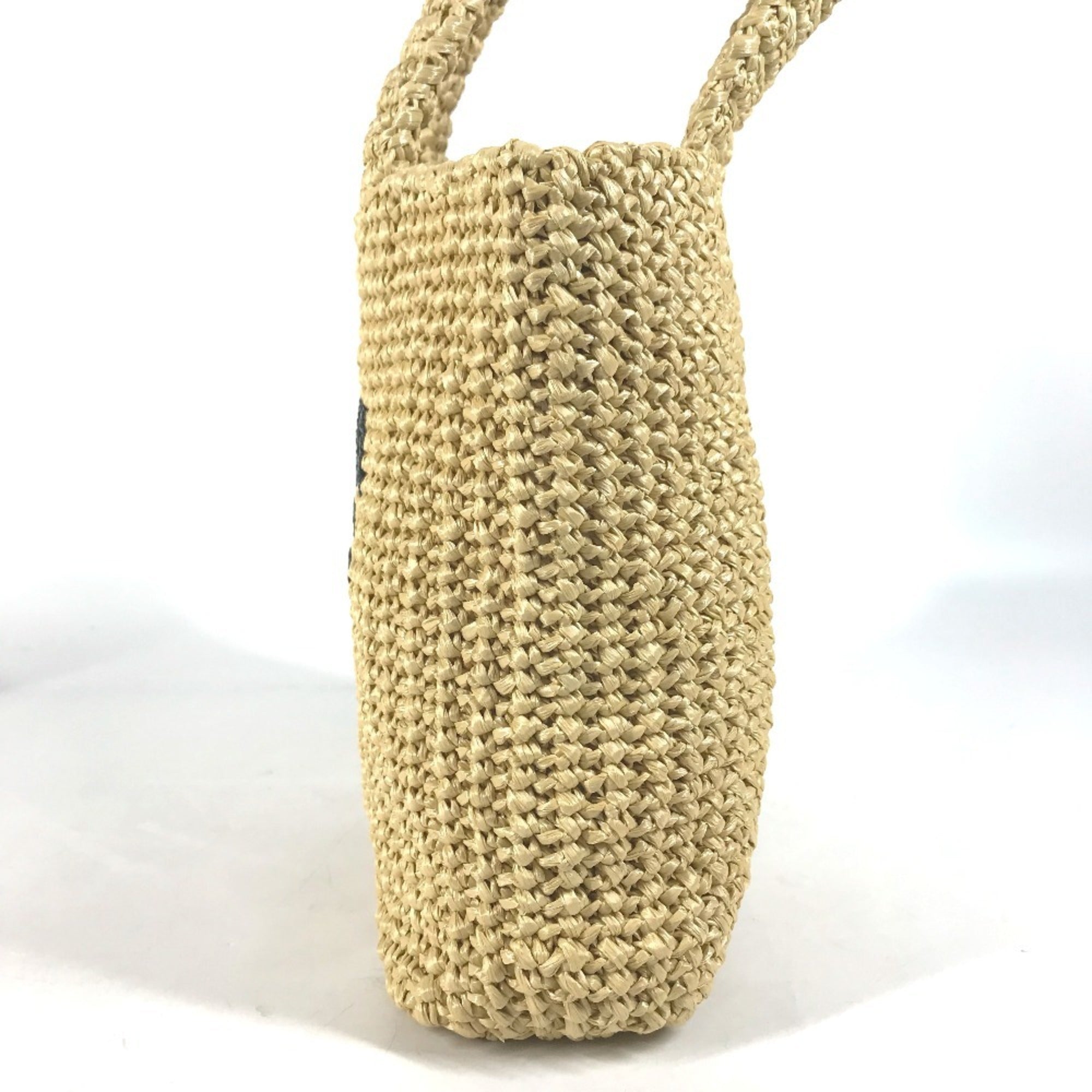 Prada Raffia Handbag Tote Bag