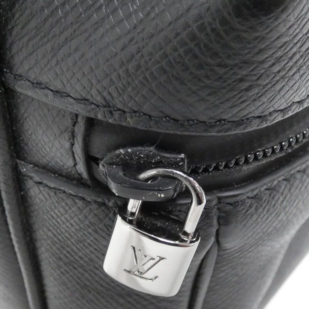 Louis Vuitton Black Leather Shoulder Bag