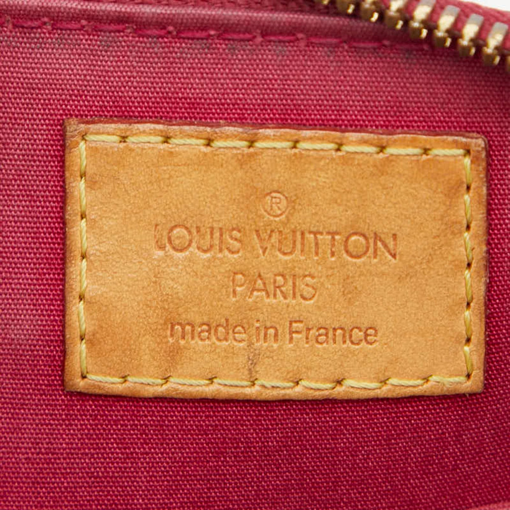 Louis Vuitton Pomme D'amour Red Color Patent Leather Handbag Shoulder Bag