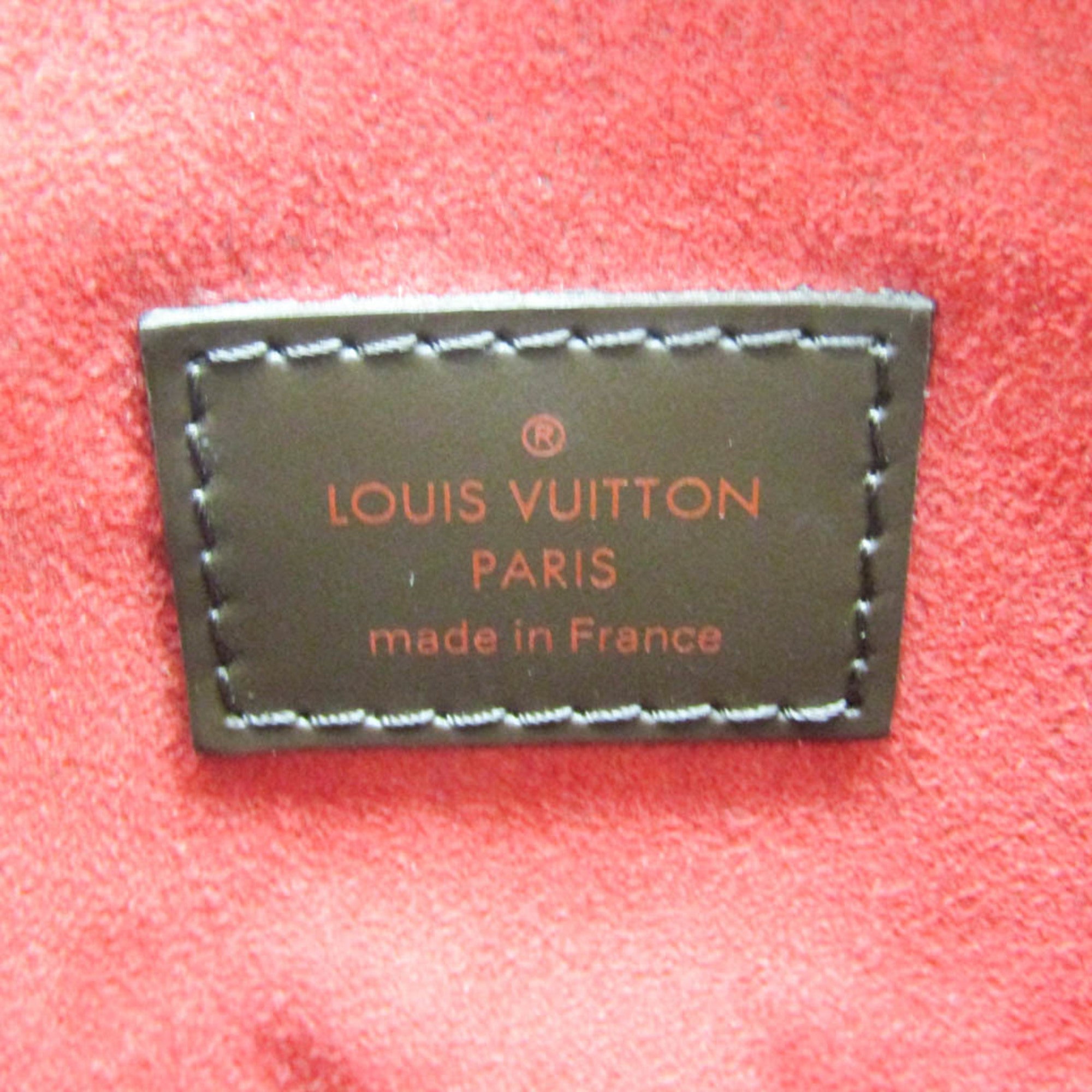 Louis Vuitton Damier Ebene Damier Canvas Handbag Shoulder Bag
