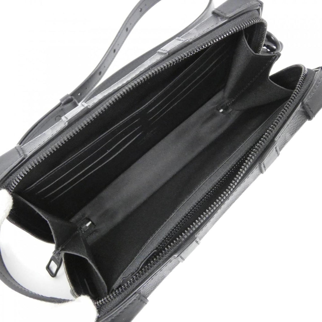 Louis Vuitton Black Coated Canvas Shoulder Bag