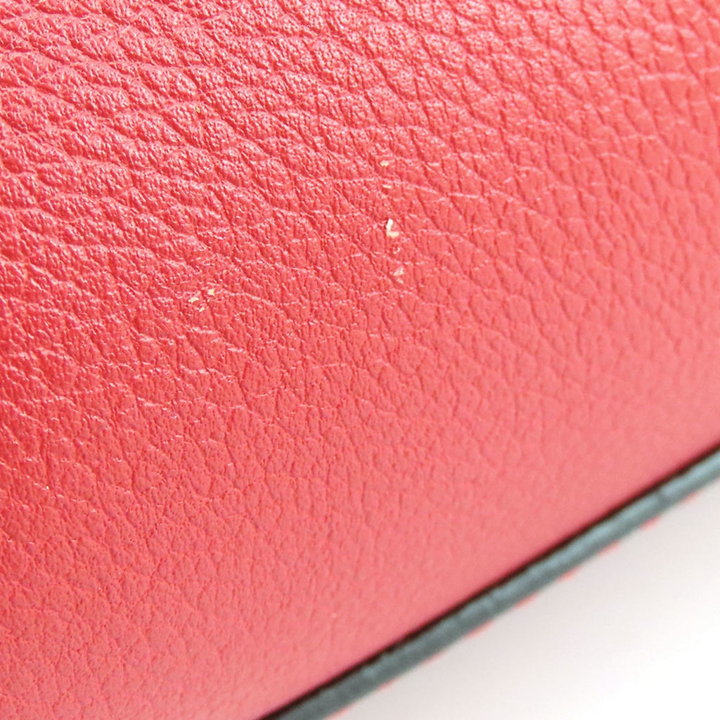 Louis Vuitton Monogram Cerise Red Brown Monogram Leather Tote Bag