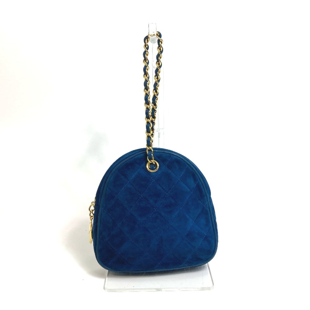 Chanel Blue Leather Handbag