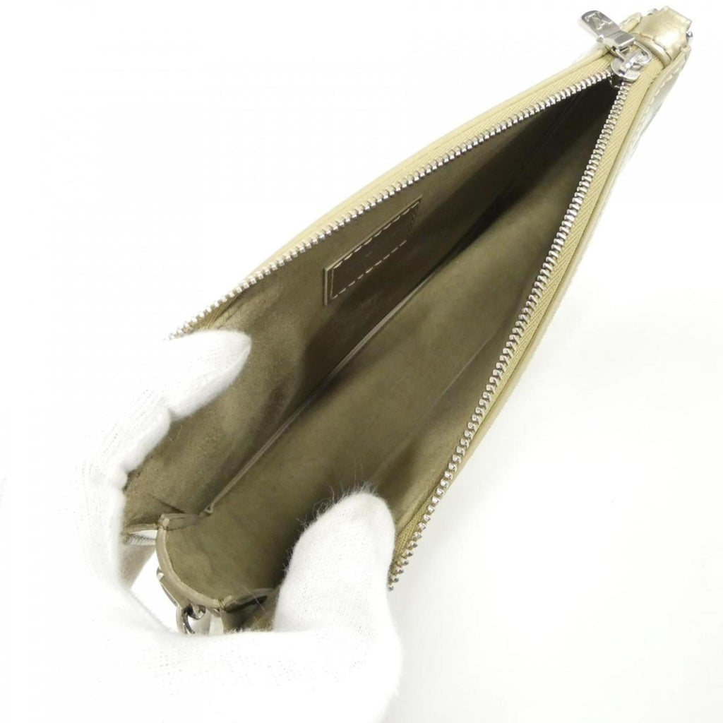Louis Vuitton Gold Leather Pochette Shoulder Bag