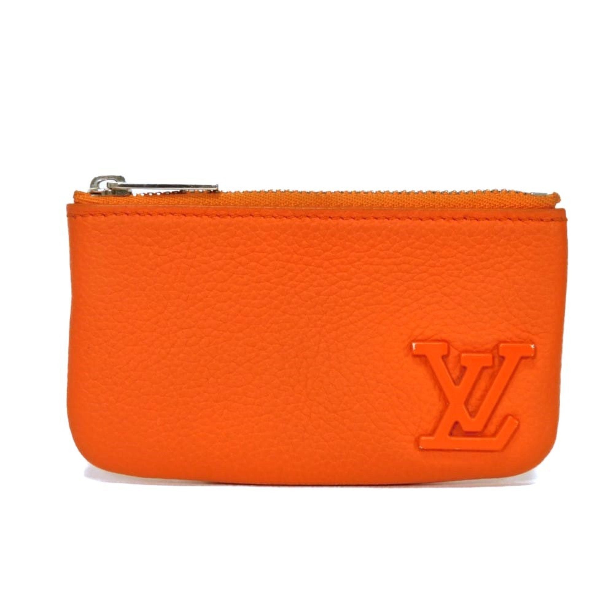 Louis Vuitton Orange Coin Purse/Coin Case