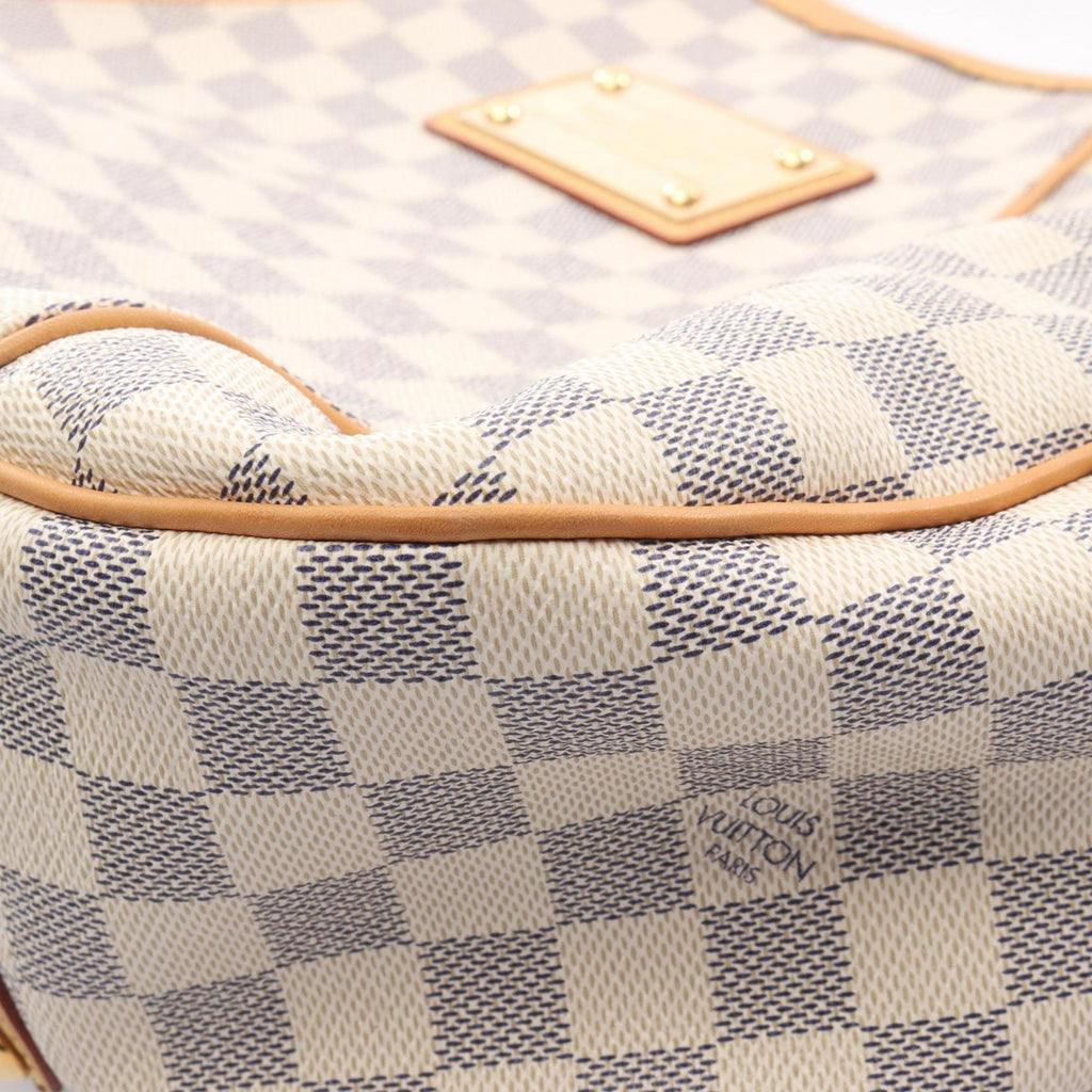 Louis Vuitton Damier Azur White Coated Canvas Shoulder Bag