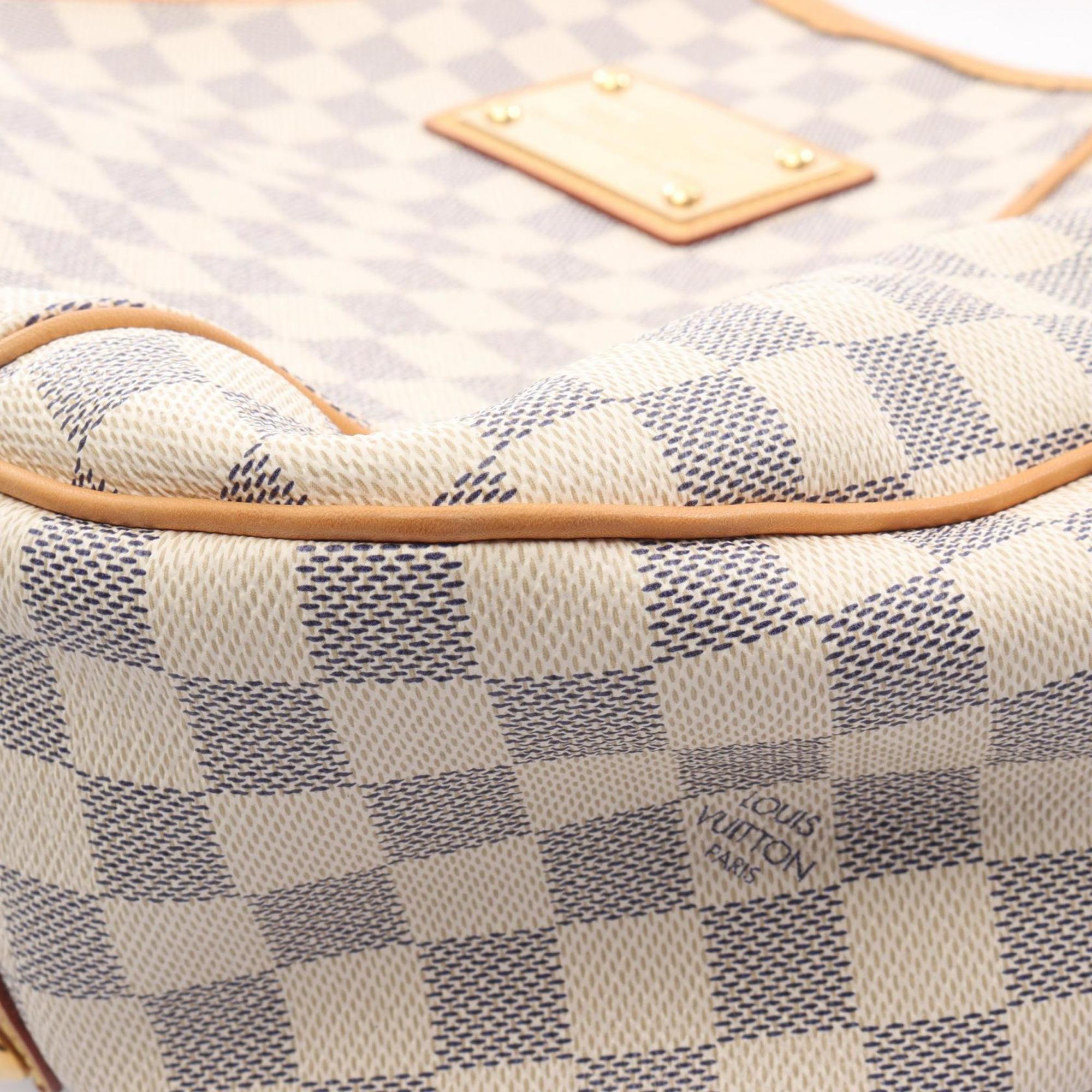 Louis Vuitton Damier Azur White Coated Canvas Shoulder Bag