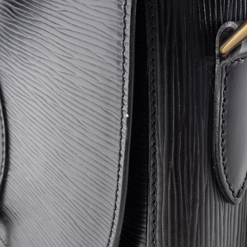 Louis Vuitton Black Epi Leather Shoulder Bag