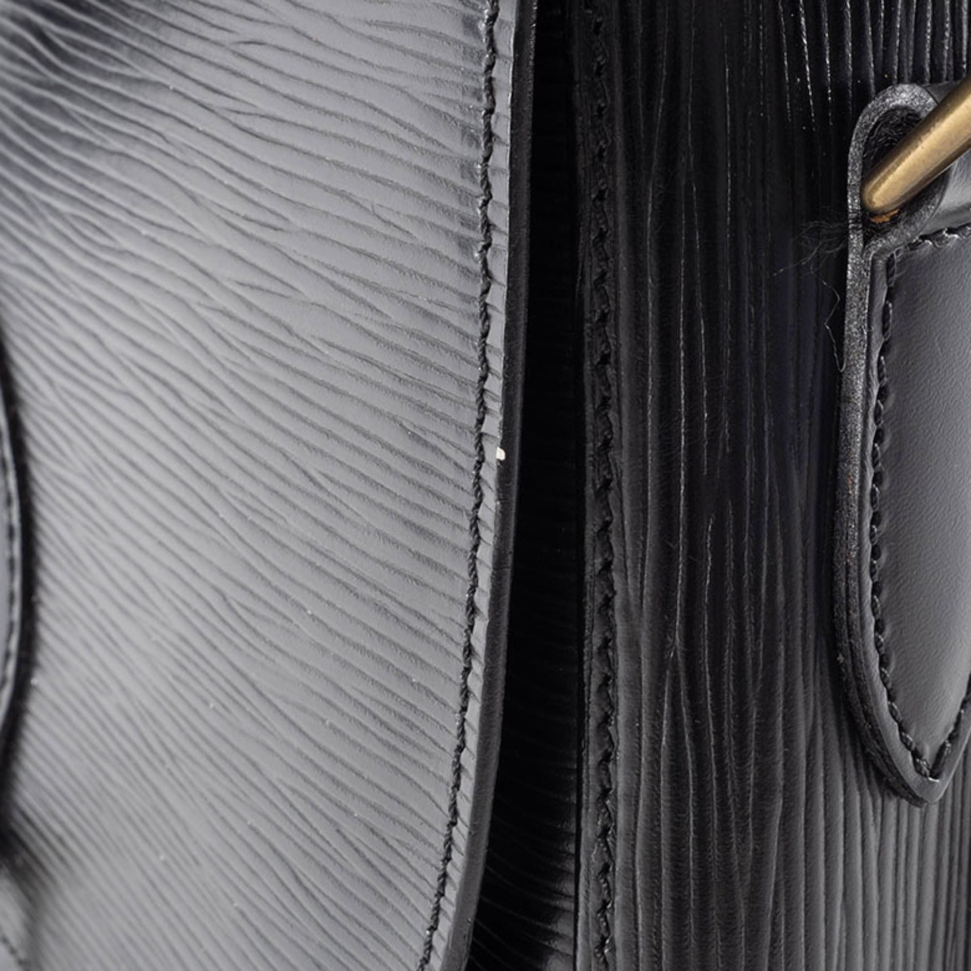Louis Vuitton Black Epi Leather Shoulder Bag