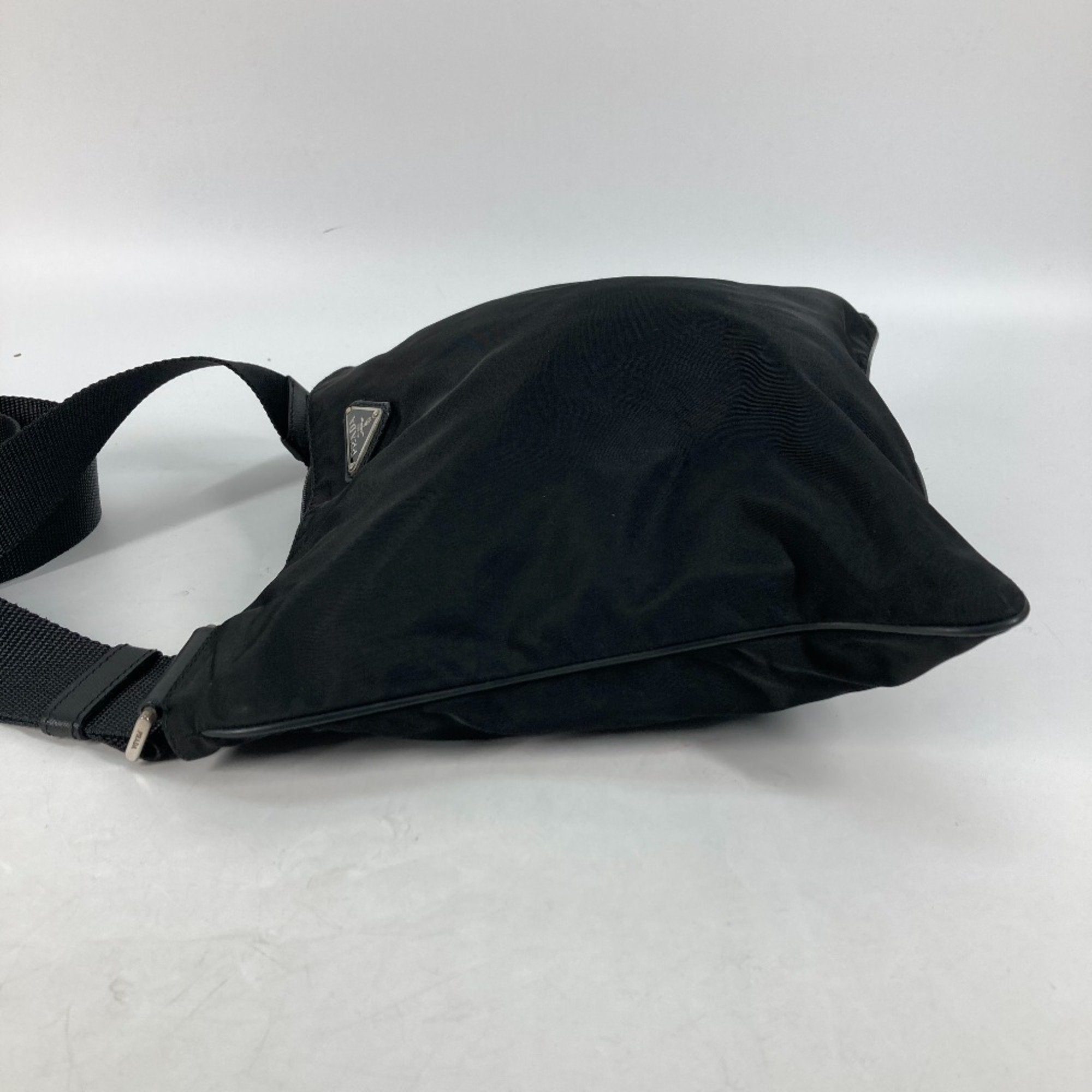 Prada Black Cloth Shoulder Bag