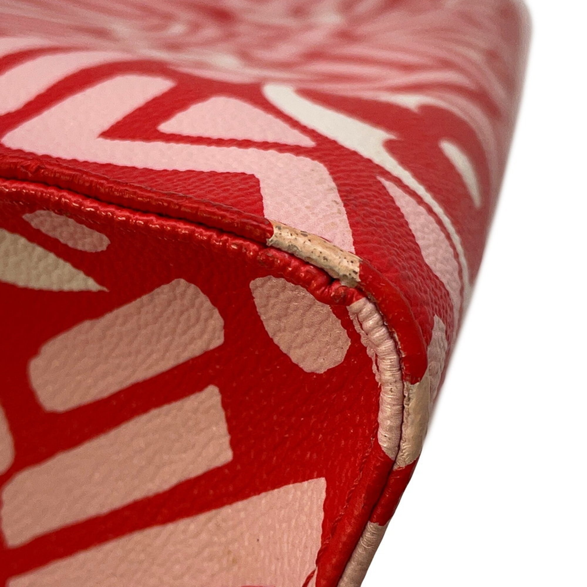Louis Vuitton Monogram Red Color Monogram Shoulder Bag Tote Bag