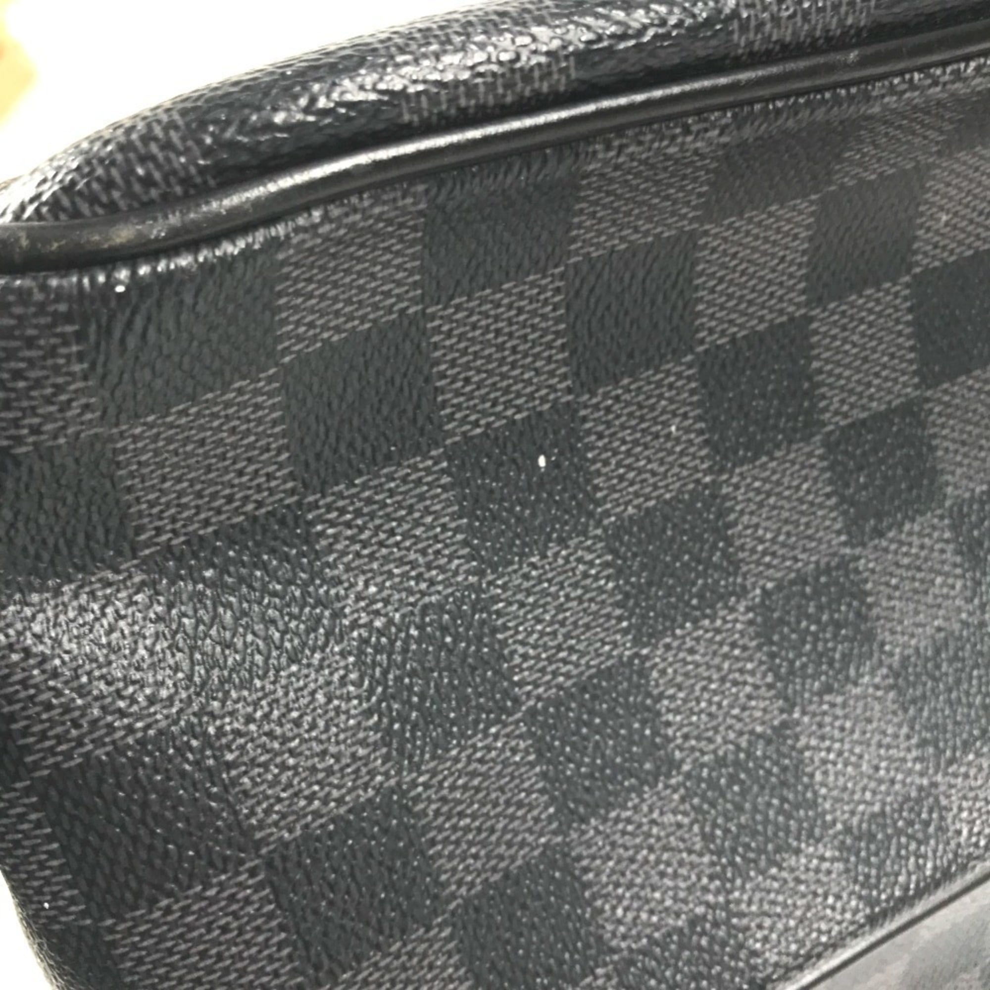 Louis Vuitton Black Damier Graphite Shoulder Bag