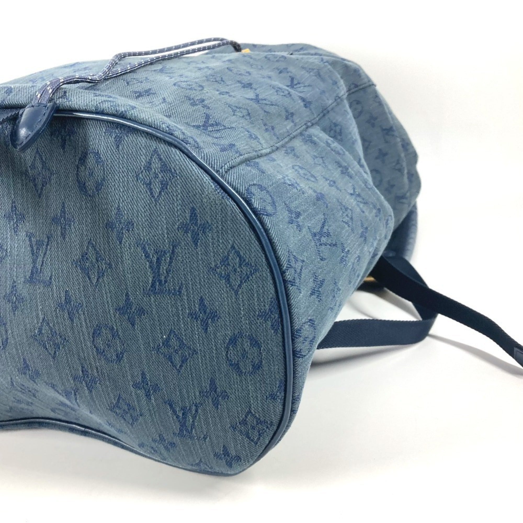 Louis Vuitton Blue Monogram Denim Canvas Backpack