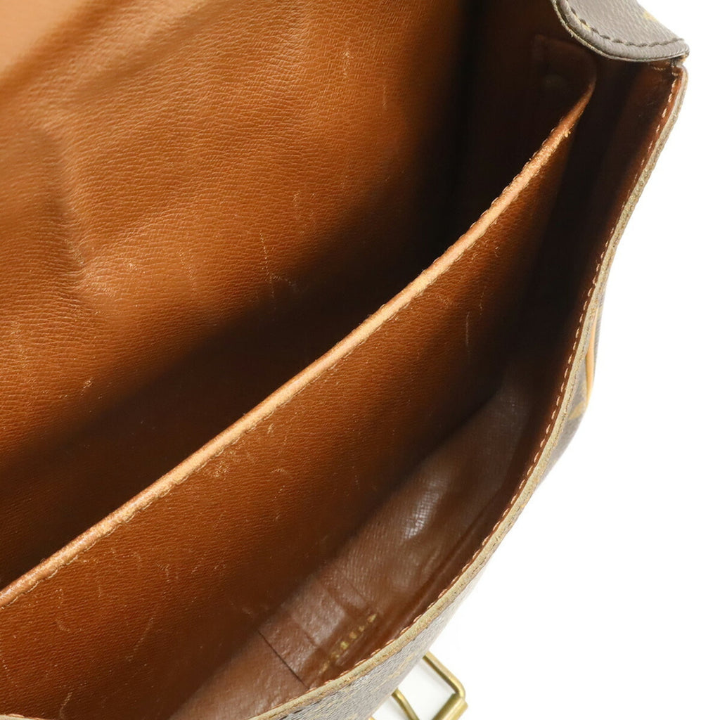 Louis Vuitton Brown Canvas Pochette Shoulder Bag