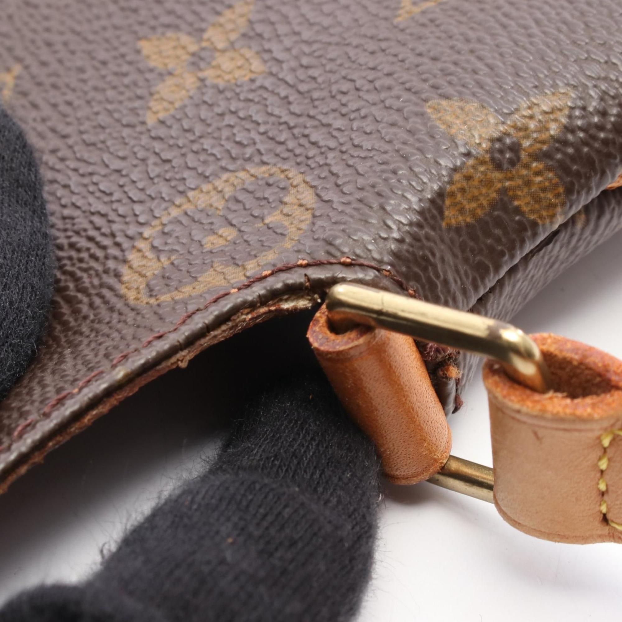 Louis Vuitton Brown Pvc Leather Shoulder Bag