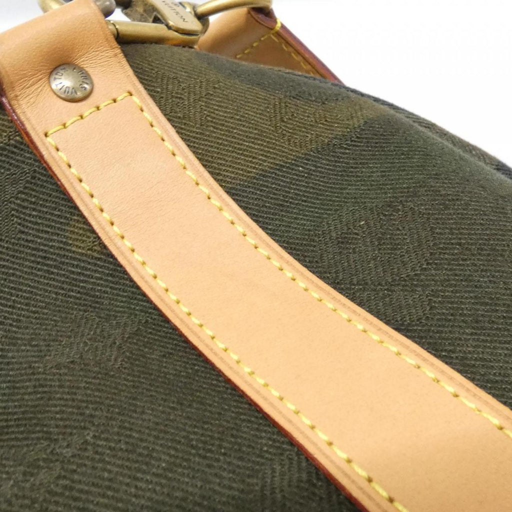 Louis Vuitton Camouflage Green Canvas Boston Bag