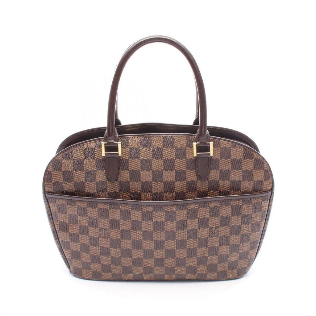 Louis Vuitton Brown Damier Canvas Coated Canvas Leather Handbag