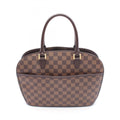 Louis Vuitton Brown Damier Canvas Coated Canvas Leather Handbag