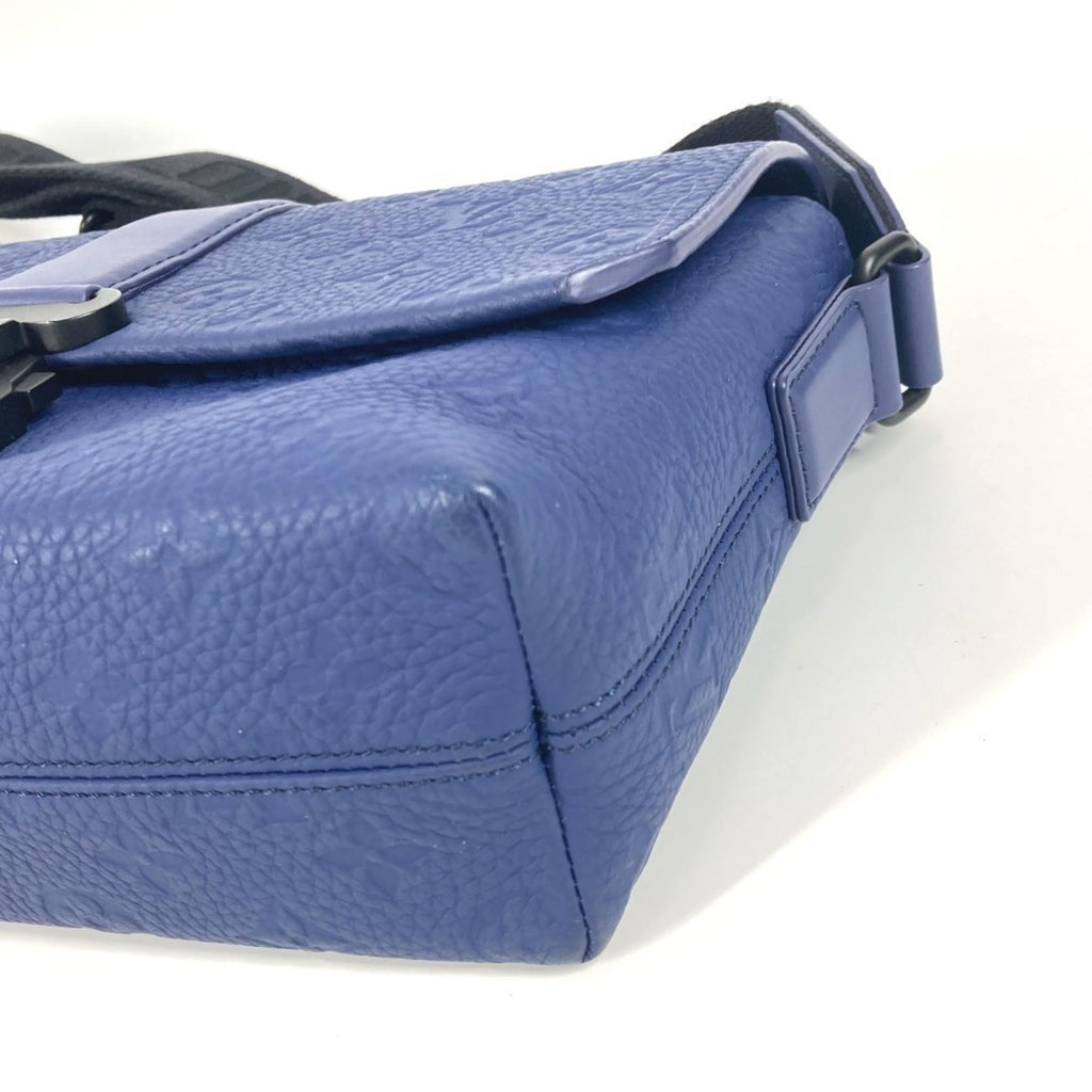 Louis Vuitton Blue Leather Shoulder Bag