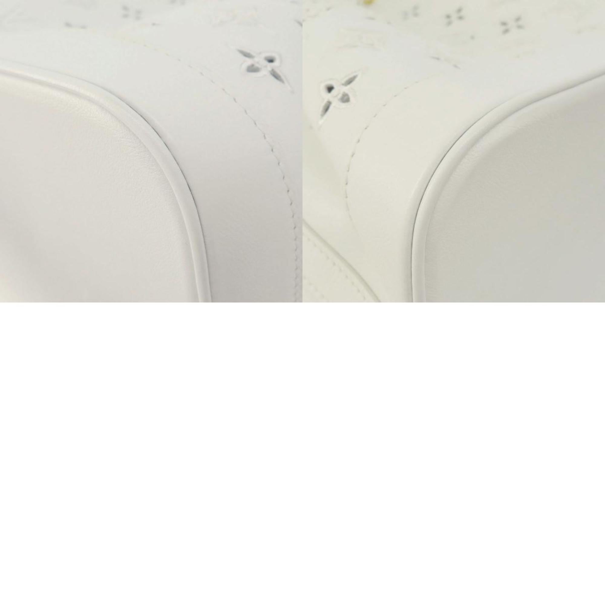 Louis Vuitton White Leather Shoulder Bag