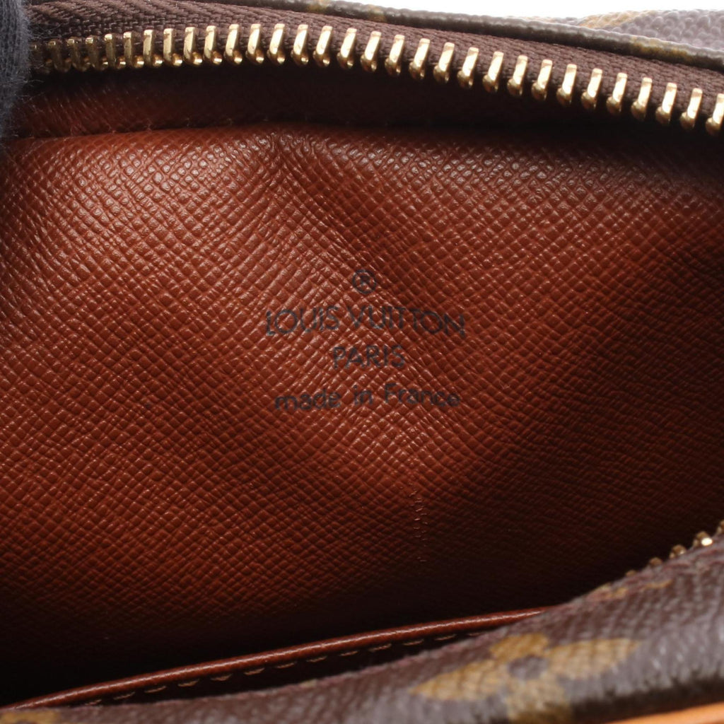 Louis Vuitton Brown Monogram Coated Canvas Leather Shoulder Bag