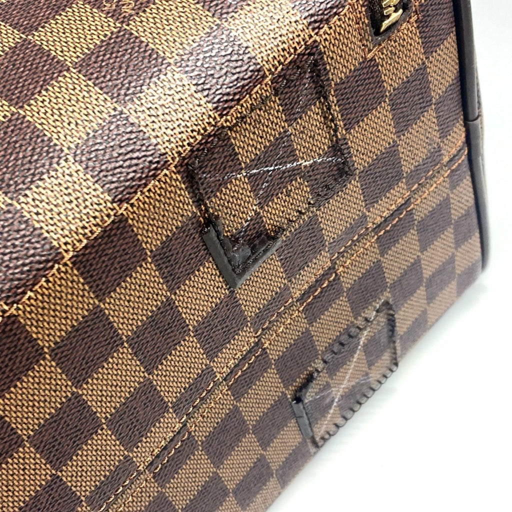 Louis Vuitton Brown Damier Canvas Ebene Damier Canvas Boston Bag