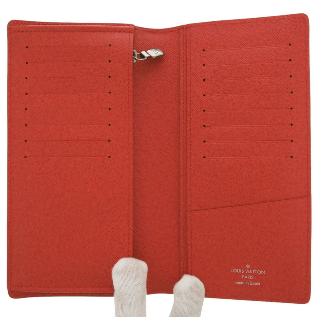 Louis Vuitton Red Color Epi Leather Long Wallet