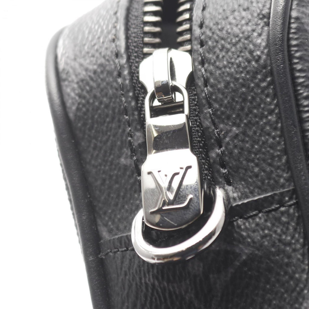 Louis Vuitton Black Monogram Eclipse Coated Canvas Leather Handbag