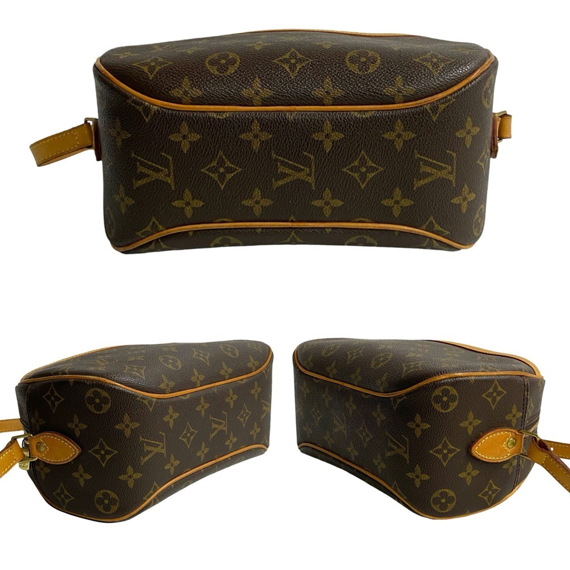 Louis Vuitton Brown Leather Pvc Pochette Shoulder Bag