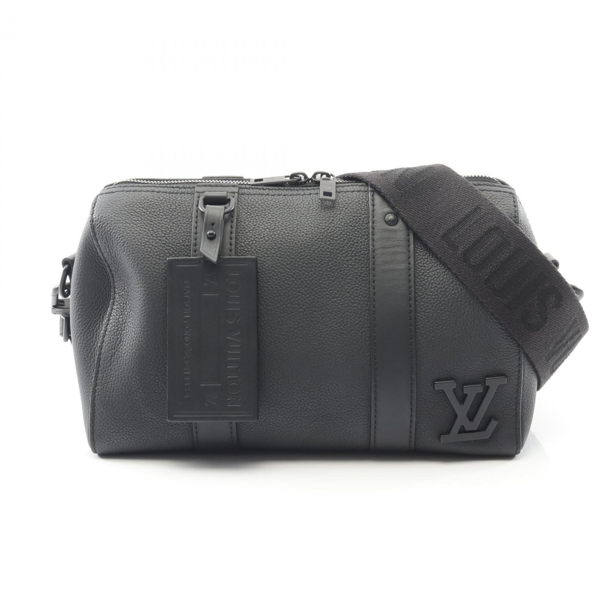 Louis Vuitton Black Noir Leather Shoulder Bag