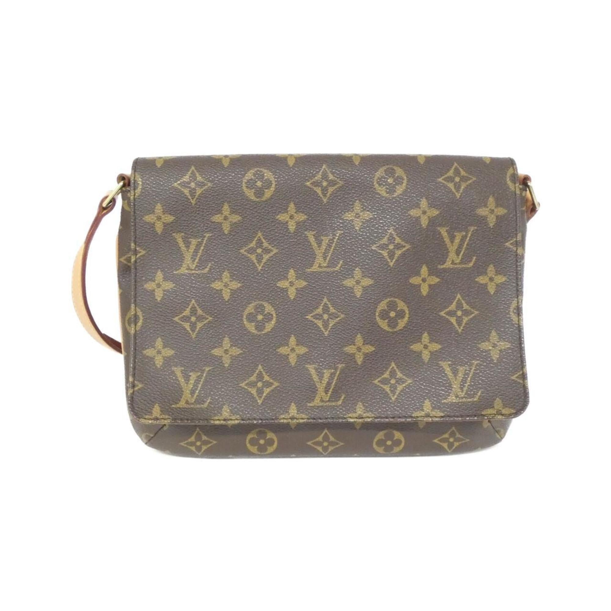 Louis Vuitton Monogram Marron Coated Canvas Shoulder Bag