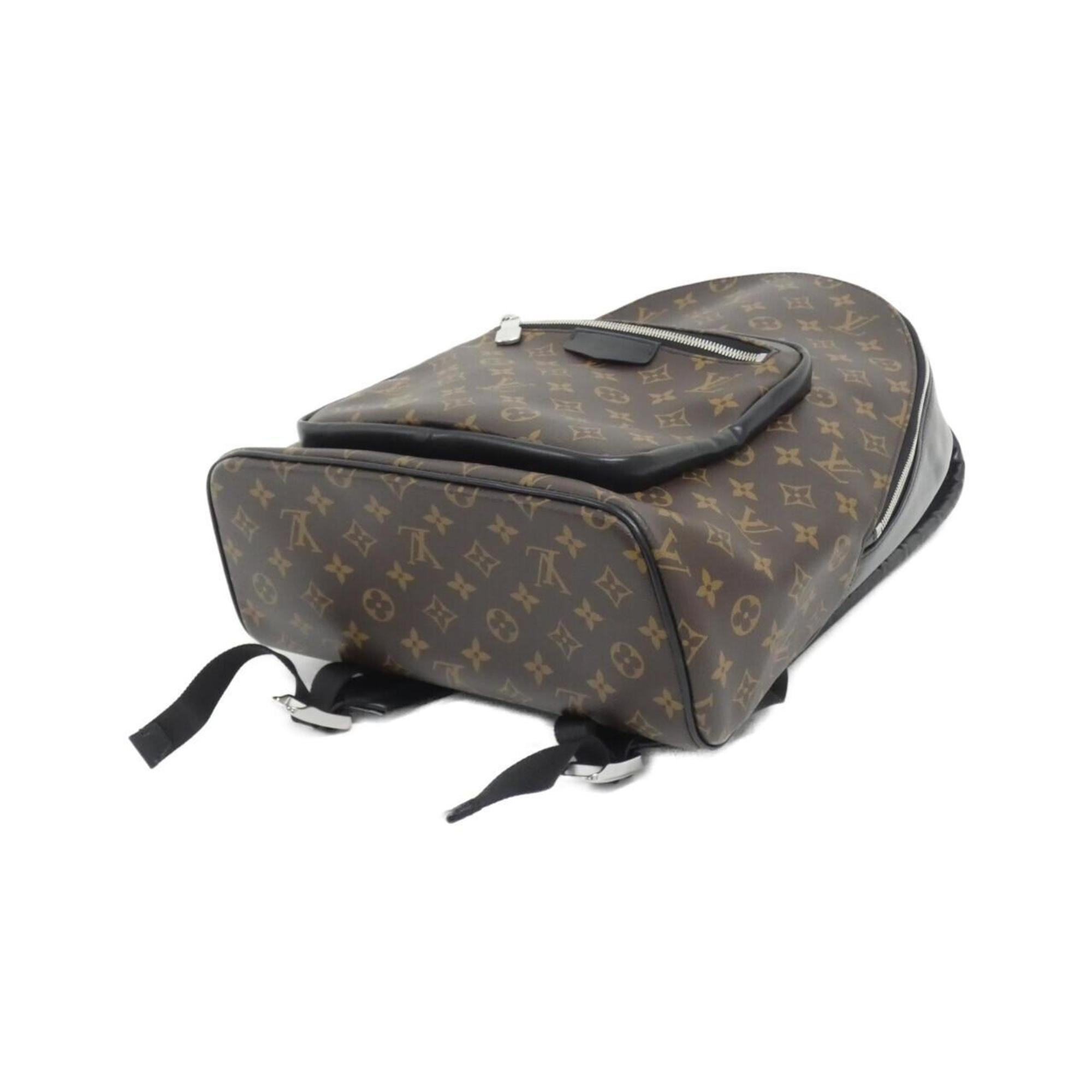 Louis Vuitton Marron Coated Canvas Backpack