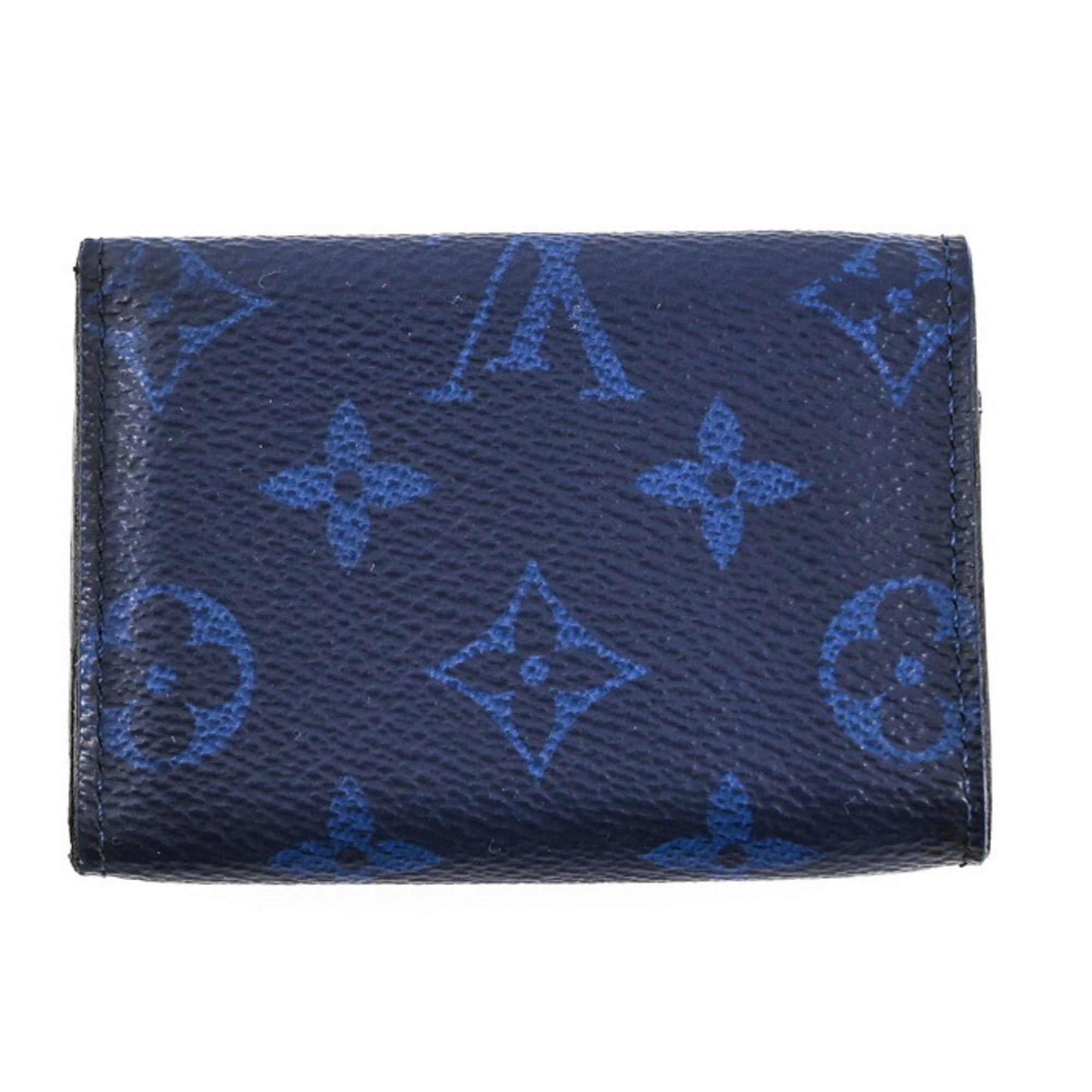 Louis Vuitton Blue Taigarama Wallet (Tri-Fold)