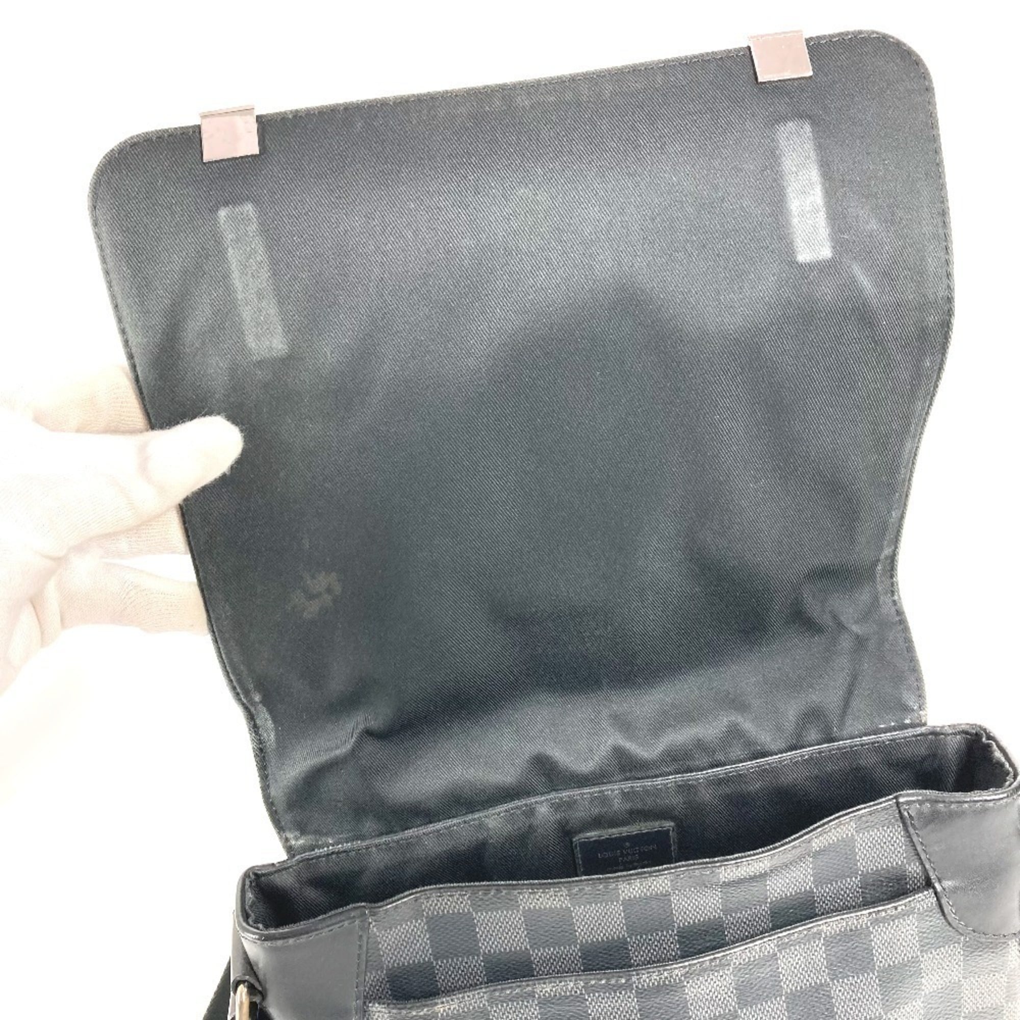 Louis Vuitton Damier Graphite Black Damier Graphite Shoulder Bag