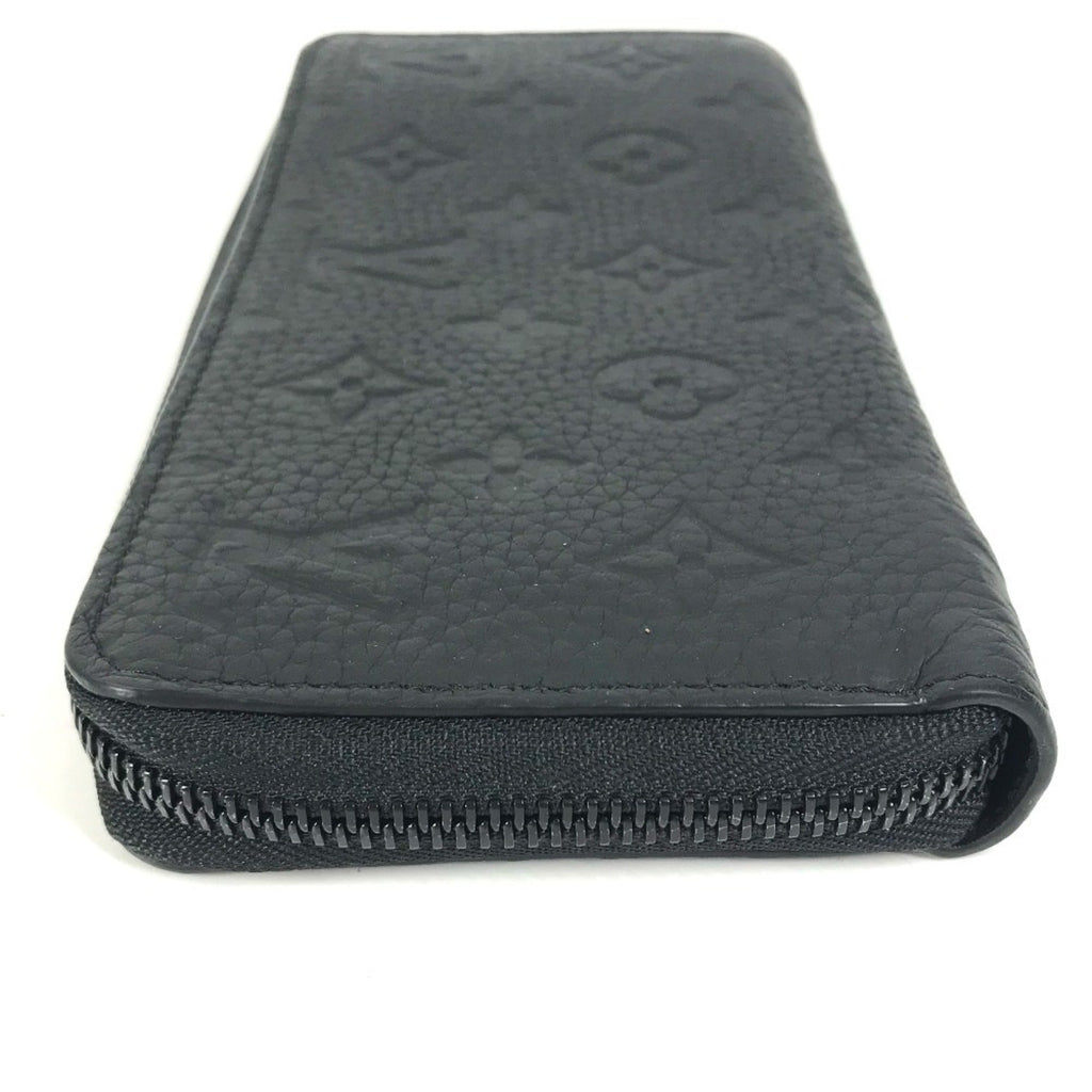 Louis Vuitton Black Noir Leather Long Wallet