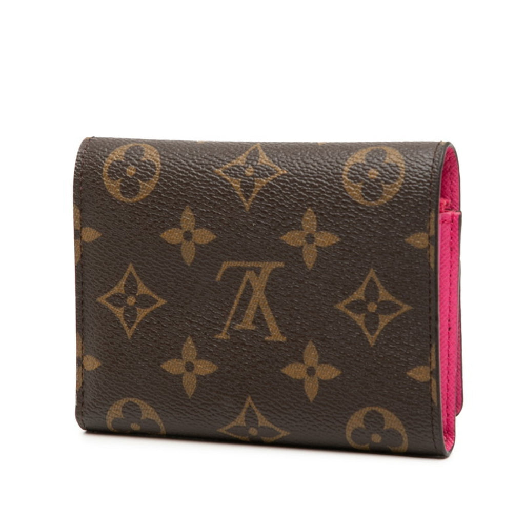 Louis Vuitton Monogram Brown Multi-Color Pvc Wallet (Tri-Fold)
