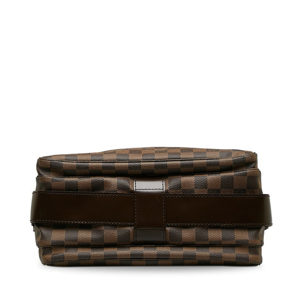 Louis Vuitton Brown Damier Canvas Pvc Leather Shoulder Bag
