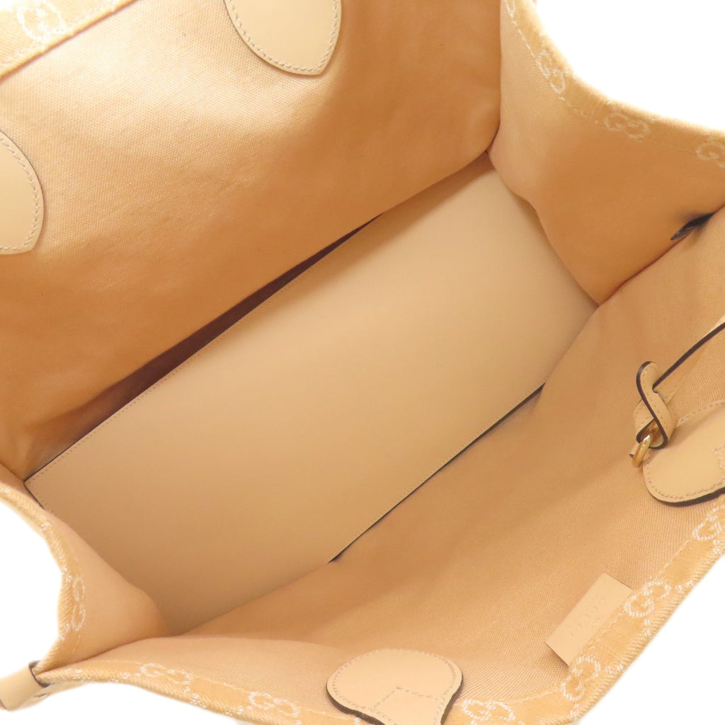 Gucci Beige Canvas Tote Bag (Pre-Owned)