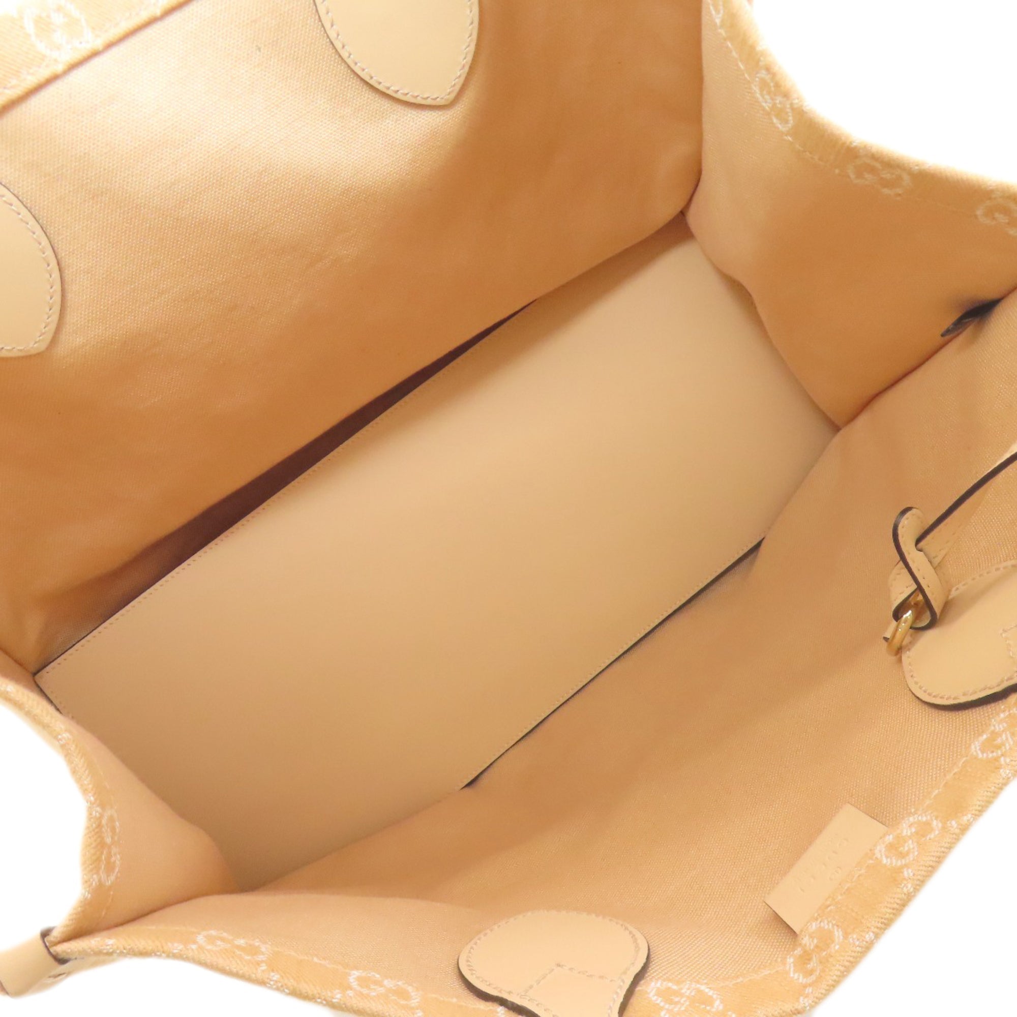 Gucci Beige Canvas Tote Bag (Pre-Owned)