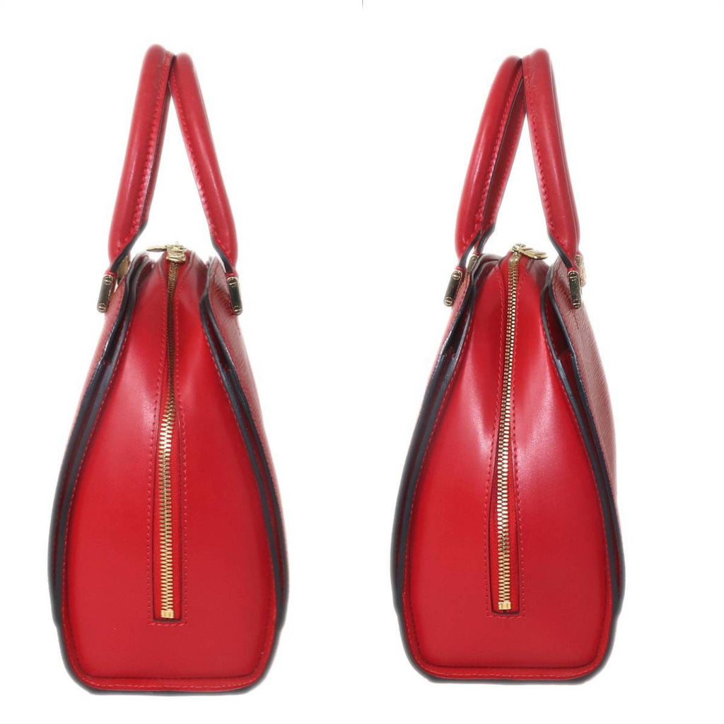 Louis Vuitton Red Color Leather Handbag