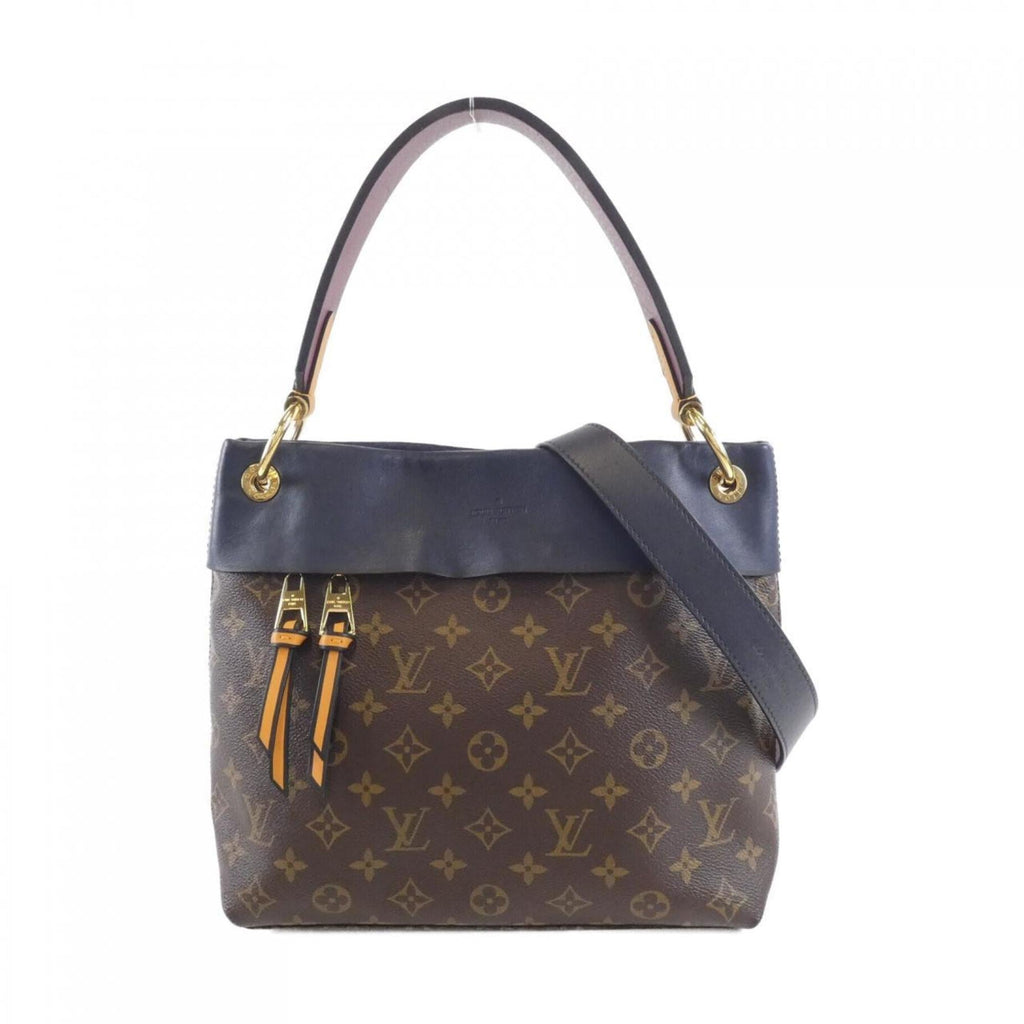 Louis Vuitton Marron Coated Canvas Leather Shoulder Bag