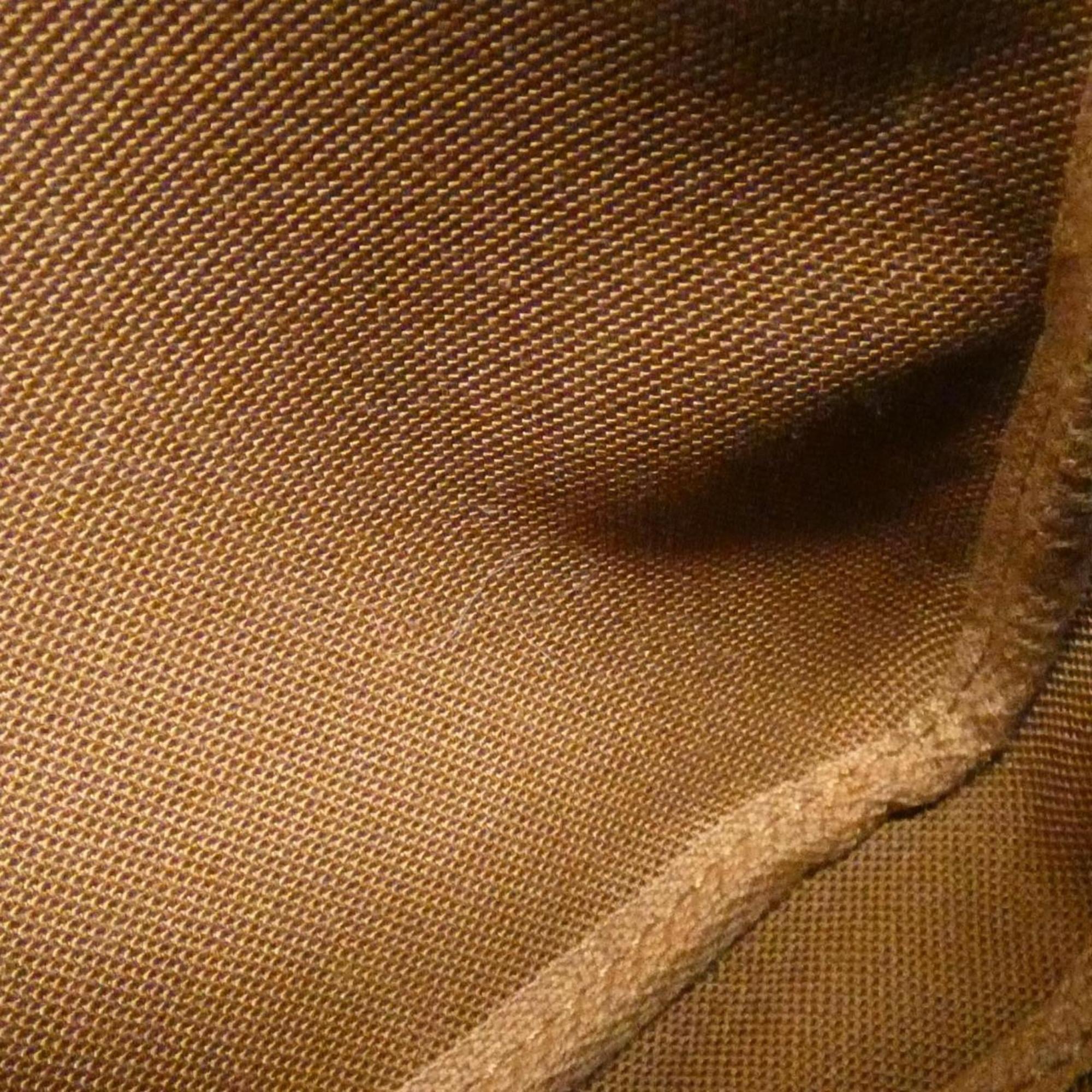 Louis Vuitton Marron Coated Canvas Pouch